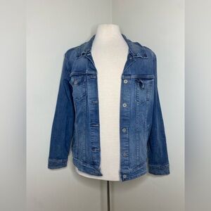 Levi’s Women’s XXL Stretch Denim Blue Jean Trucker Jacket